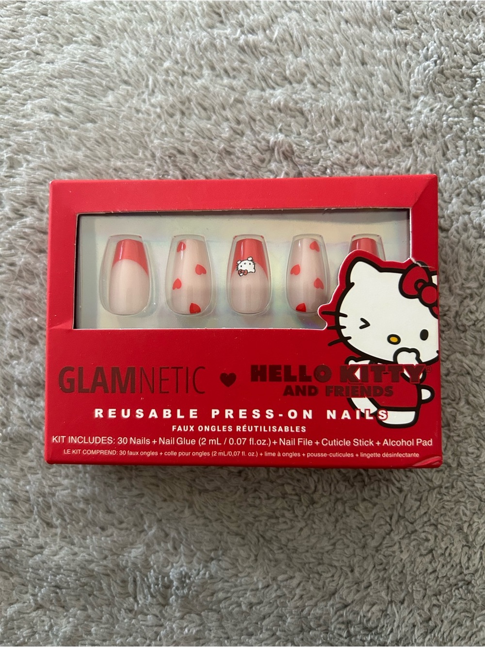 Hello Kitty x Glamnetic Reusable Press-On Nails